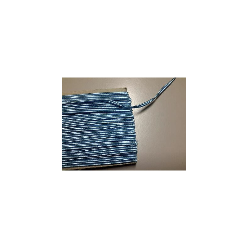 Mt. 5 corda cordino cordoncino coda di topo embrasse azzurro mm 2