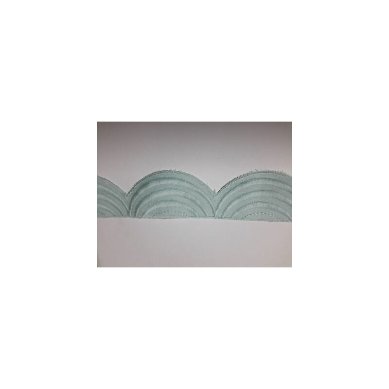 Metri 1 Passamaneria pizzo merletto azzurro alta cm 2,5 circa