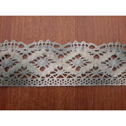 metri 4,5 circa Passamaneria pizzo merletto beige e verde alta cm 4,5 circ