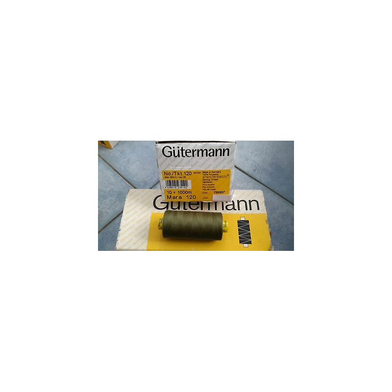 Spoletta filato Gutermann Tilolo No 120 Mara colore verde salvia 3908 Supe