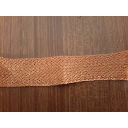 Metri 1 di Passamaneria tessuto colore arancio chiaro cm. 2,5