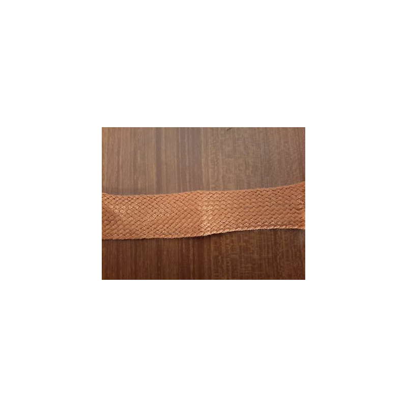Metri 1 di Passamaneria tessuto colore arancio chiaro cm. 2,5