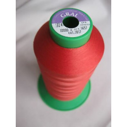 20.000 mt. filato cucirino COATS GRAL 180 poliestere 100% ROSSO