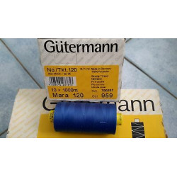Spoletta filato Gutermann Tilolo No 120 Mara colore bluette 959 Super Offe