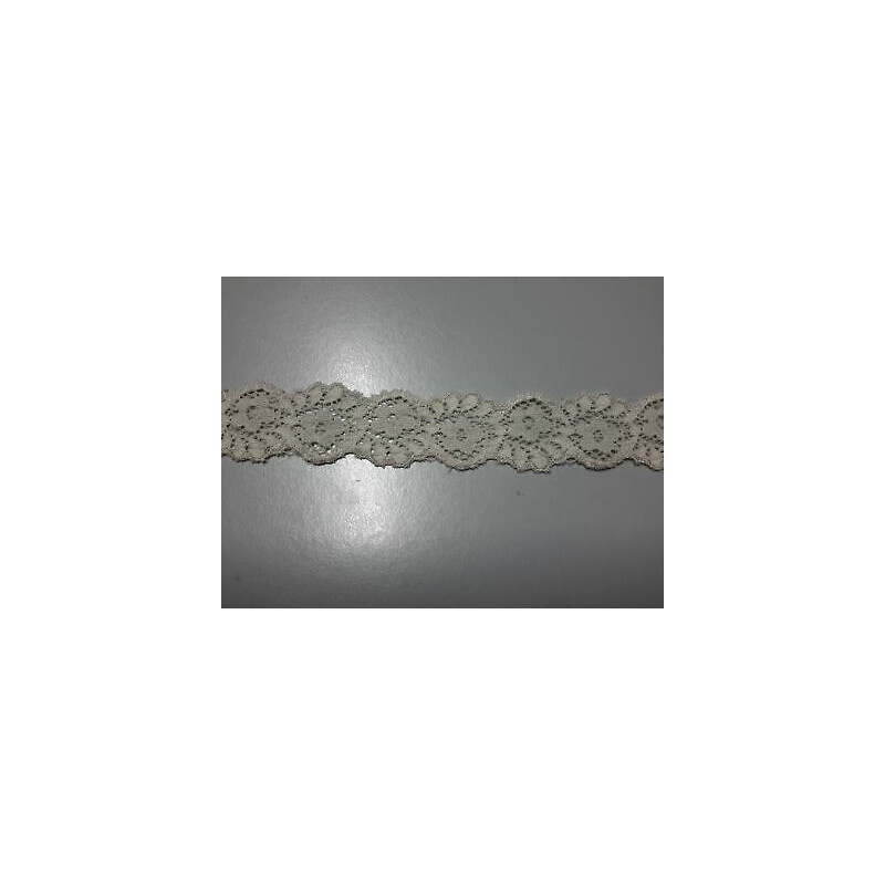 Metri 10 Passamaneria pizzo merletto colore beige alta cm 2,5