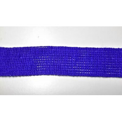 Metri 10 Passamaneria in tessuto maglina blu elettrico alta cm. 3