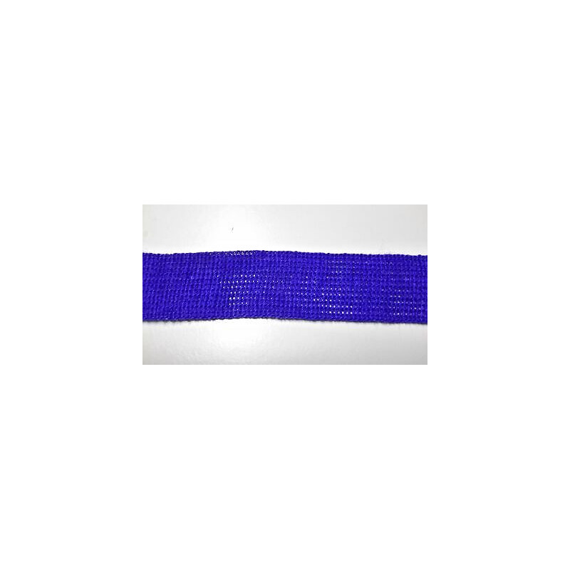 Metri 10 Passamaneria in tessuto maglina blu elettrico alta cm. 3
