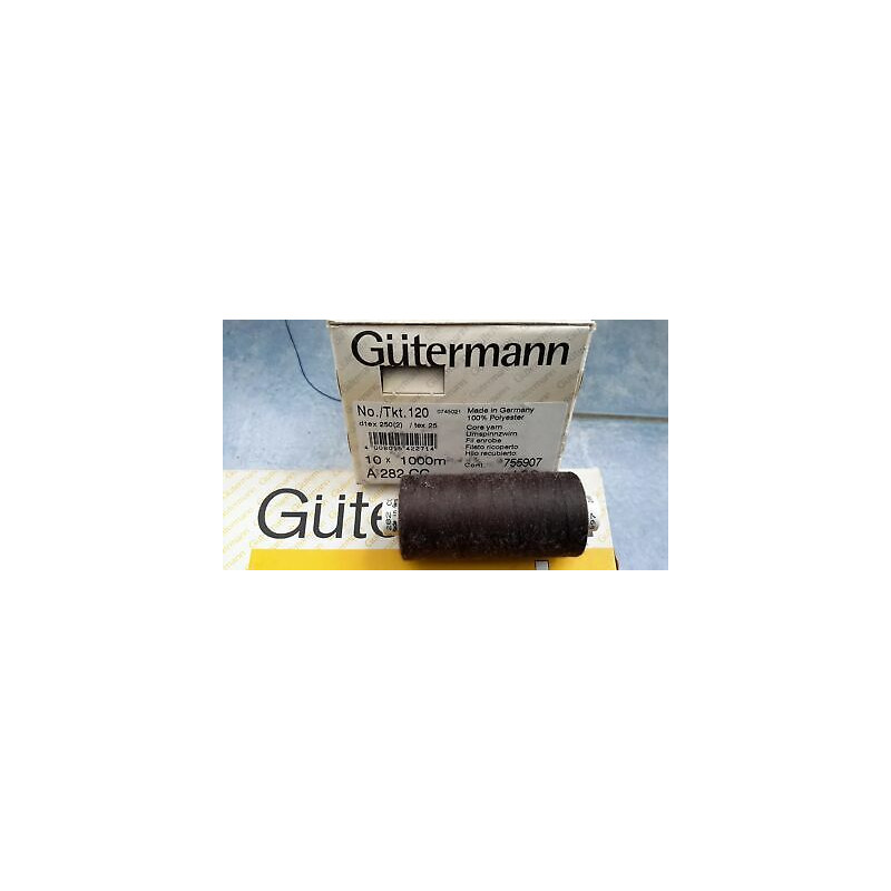 Spoletta filato Gutermann Tilolo No 120 A282 colore marrone 697 Super Offe