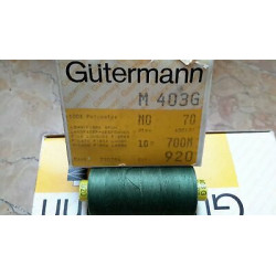 Spoletta filato Gutermann Tilolo No 70 M403 colore verde 920