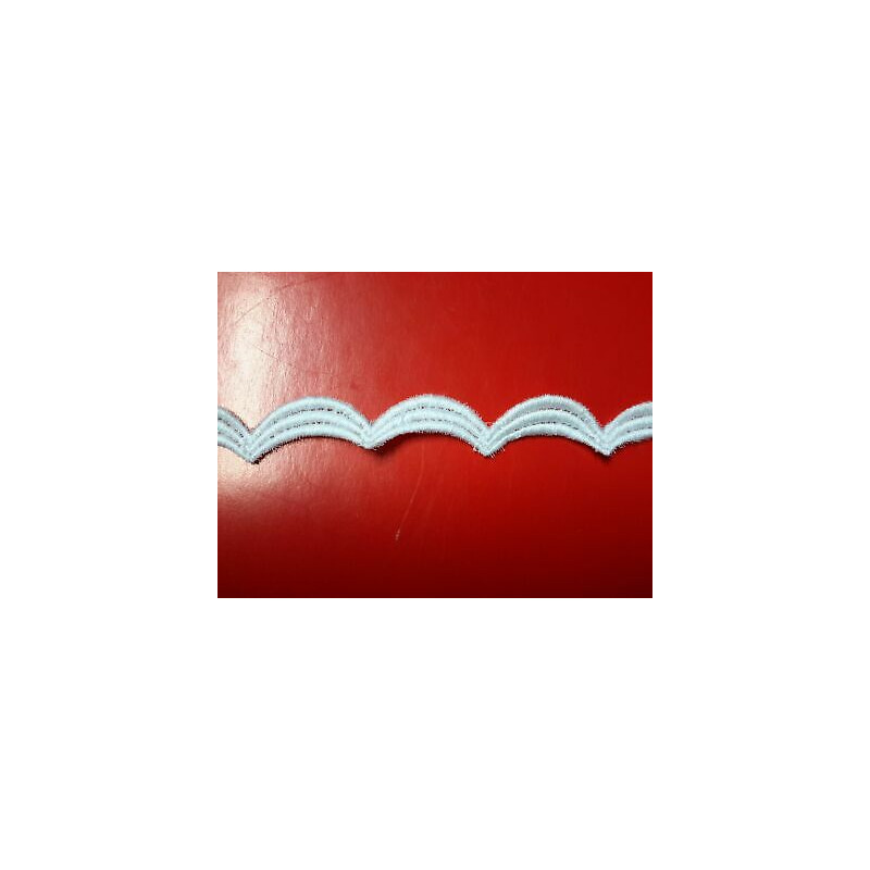 Metri 1 Passamaneria pizzo merletto bianco alta cm 1 circa