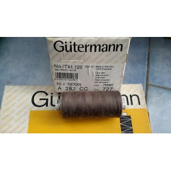 Spoletta filato Gutermann Tilolo No 120 A282 colore grigio 727 Super Offer