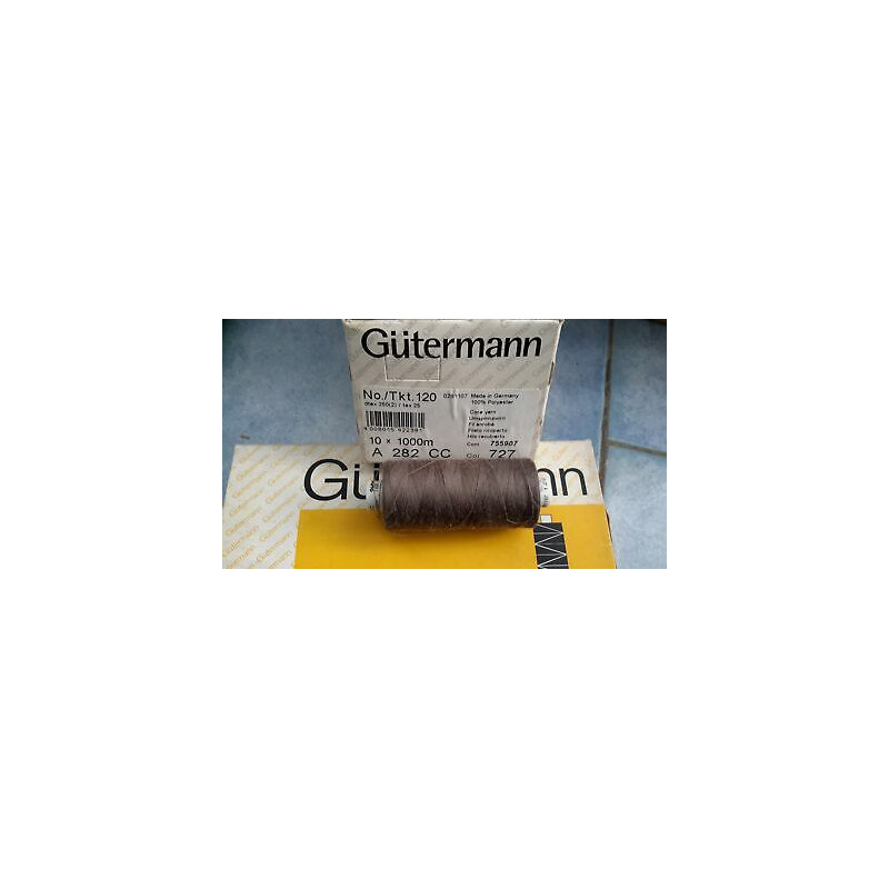 Spoletta filato Gutermann Tilolo No 120 A282 colore grigio 727 Super Offer