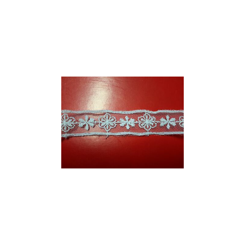 Metri 1 di Passamaneria in pizzo merletto colore bianco alta cm 1,7