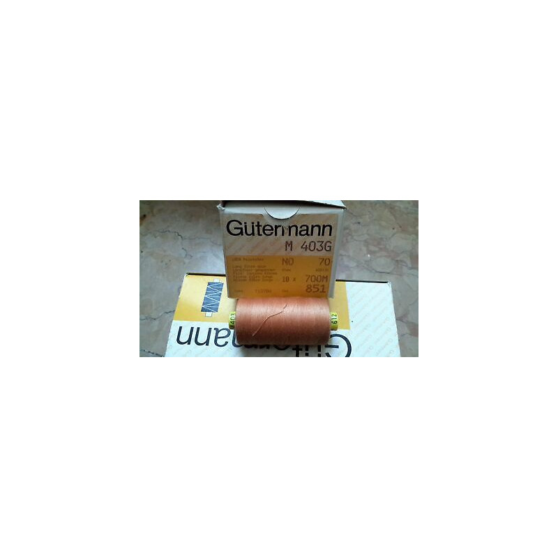 Spoletta filato Gutermann Tilolo No 70 M403 colore arancio chiaro 612