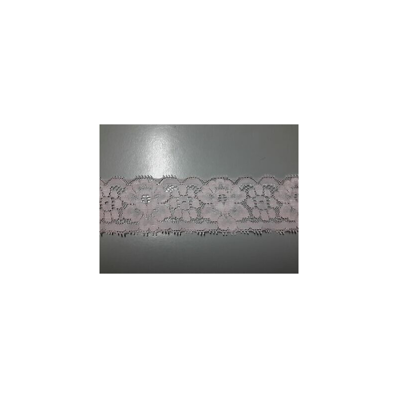 Metri 9 circa Passamaneria pizzo merletto rosa alta cm 4 circa