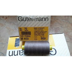 Spoletta filato Gutermann Tilolo No 70 M403 colore marroncino 669