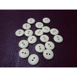 N. 10 Bottoni bellissimii rotondi in plastica colore giallo 2 fori cm 1,5