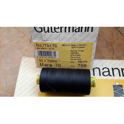 Spoletta filato Gutermann Tilolo No 70 MARA colore blu 799