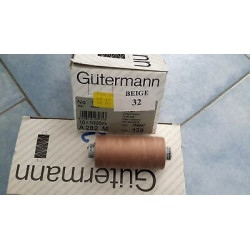Scatola da 10 Spolette filato Gutermann Tilolo No 120 A282 colore beige 13