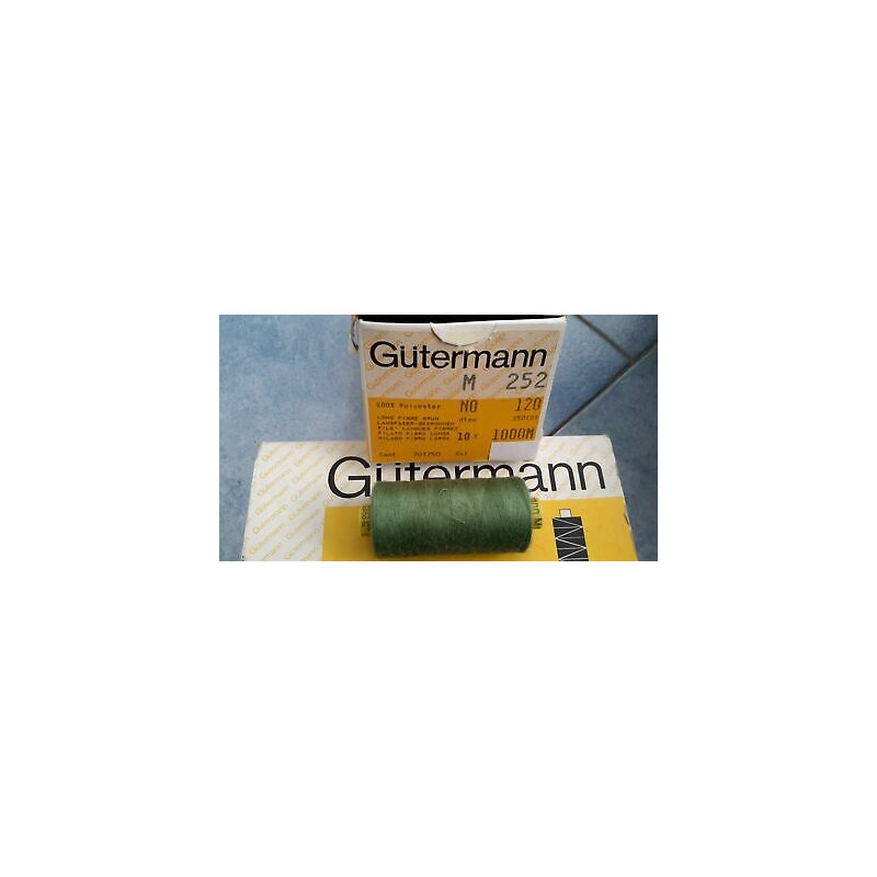 Spoletta filato Gutermann Tilolo No 120 M252 colore verde 919 Super Offert