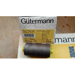 Spoletta filato Gutermann Tilolo No 70 MARA colore marroncino 727