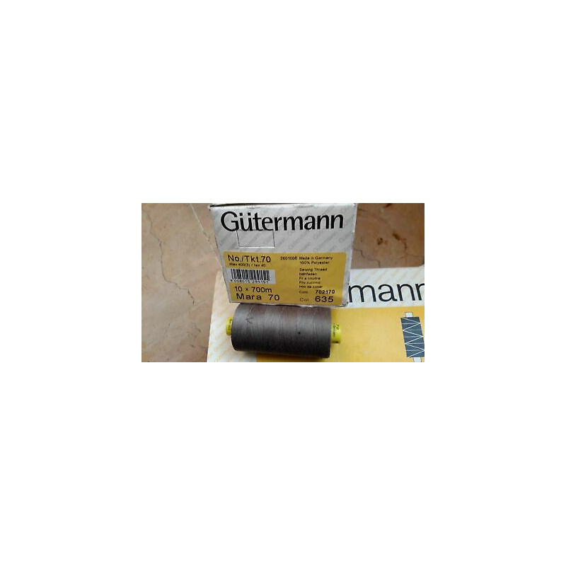 Spoletta filato Gutermann Tilolo No 70 MARA colore marroncino 727