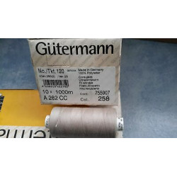 Spoletta filato Gutermann Tilolo No 120 A282 colore beige 722 Super Offert
