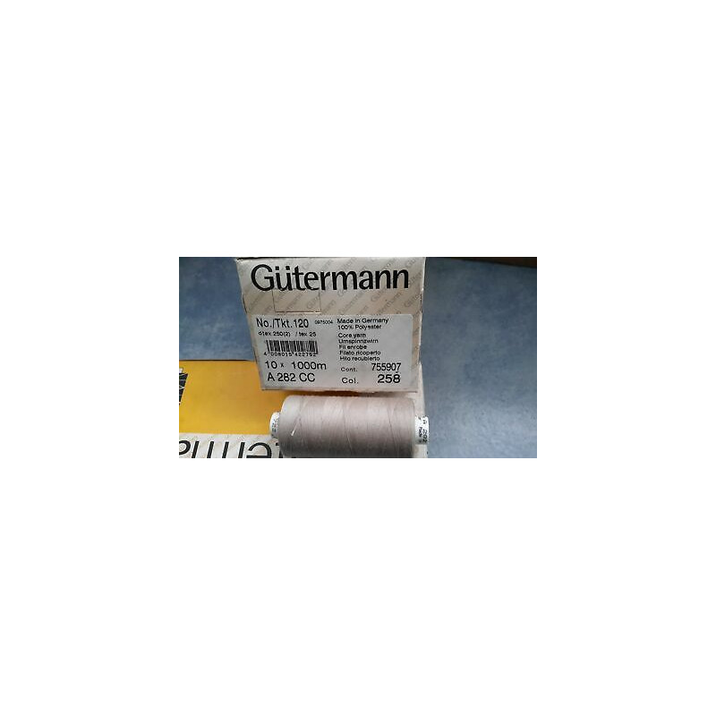 Spoletta filato Gutermann Tilolo No 120 A282 colore beige 722 Super Offert