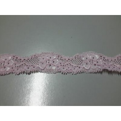 Metri 1 circa Passamaneria pizzo merletto rosa alta cm 2,5 circa