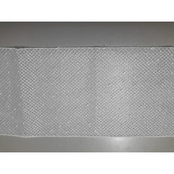 Metri 3 circa Passamaneria pizzo merletto a retina bianco alta cm 10 circa