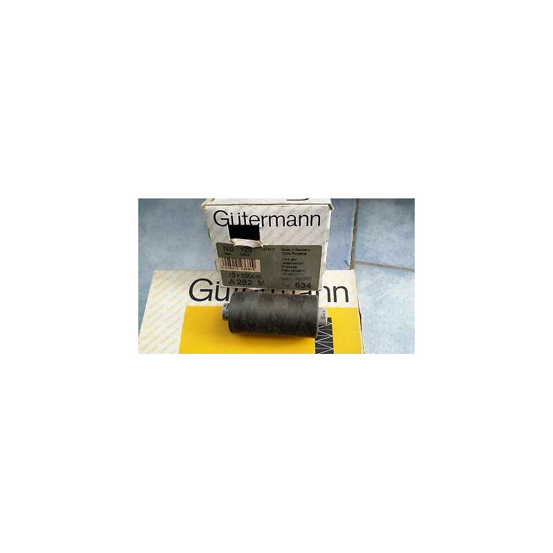 Spoletta filato Gutermann Tilolo No 120 A282 colore grigio scuro 861 Super
