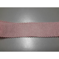 Metri 10 Passamaneria in tessuto maglina rosa alta cm. 3