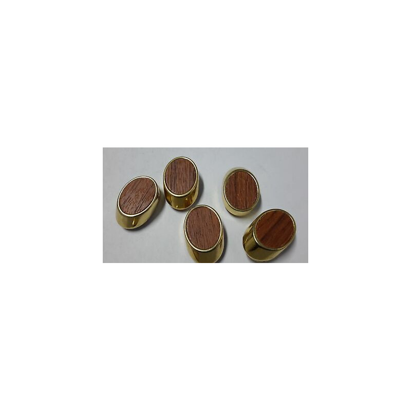 n 13 bottoni ovali in metallo colore oro e nocciola  cm 3x2 foro dietro