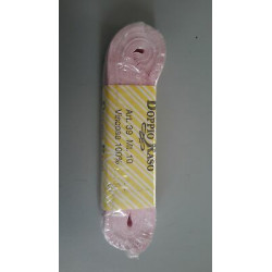 Mt. 10 Nastro di raso viscosa 100% doppio raso alto cm. 1,5 rosa