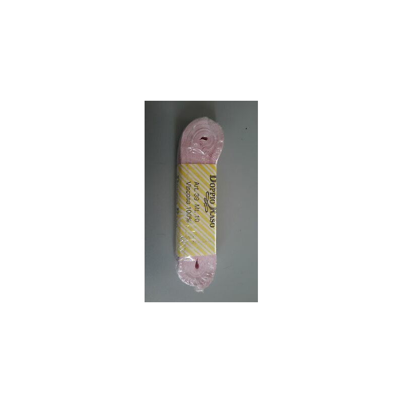 Mt. 10 Nastro di raso viscosa 100% doppio raso alto cm. 1,5 rosa