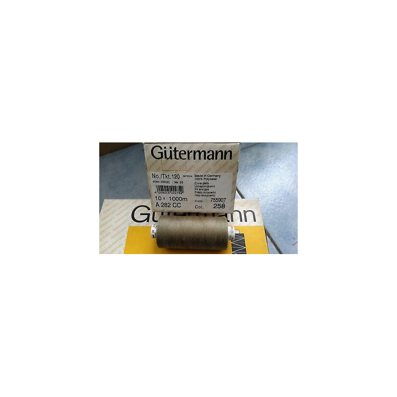 Spoletta filato Gutermann Tilolo No 120 A282 colore beige 258 Super Offert