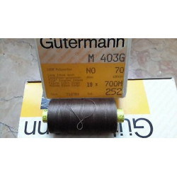 Spoletta filato Gutermann Tilolo No 70 M403 colore marrone 252