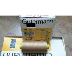 Spoletta filato Gutermann Tilolo No 70 M403 colore ocra 591