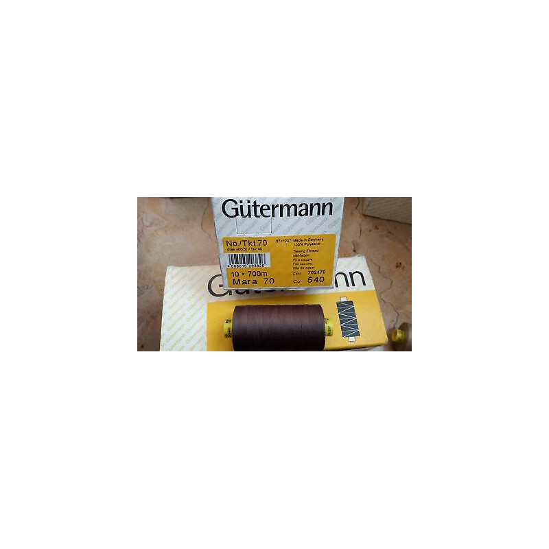 Spoletta filato Gutermann Tilolo No 70 MARA colore marrone 540