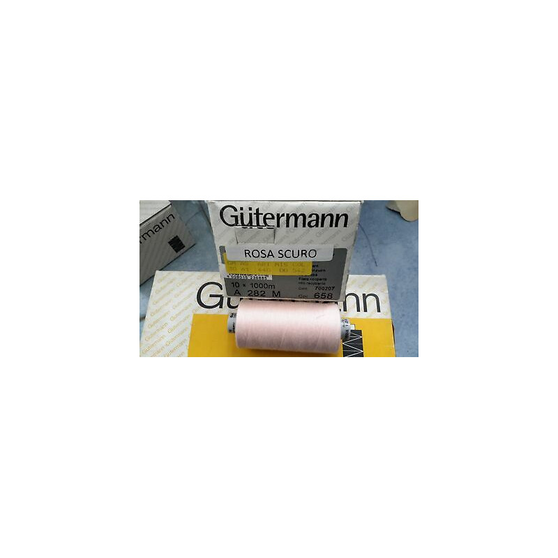 Spoletta filato Gutermann Tilolo No 120 A282 colore rosa 658 Super Offerta