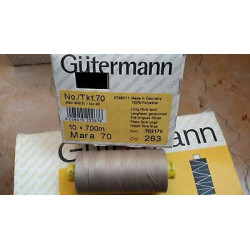 Spoletta filato Gutermann Tilolo No 70 MARA colore beige 263