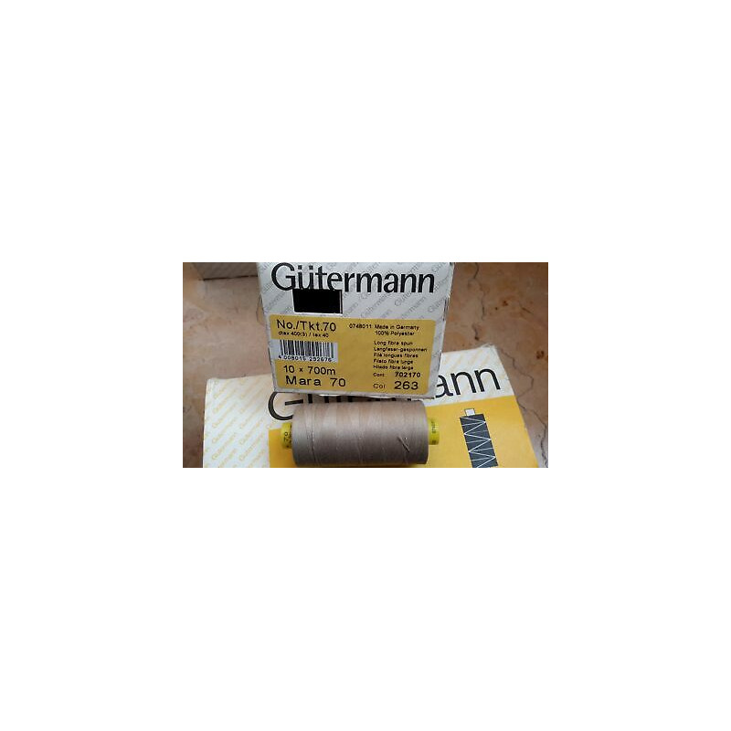 Spoletta filato Gutermann Tilolo No 70 MARA colore beige 263
