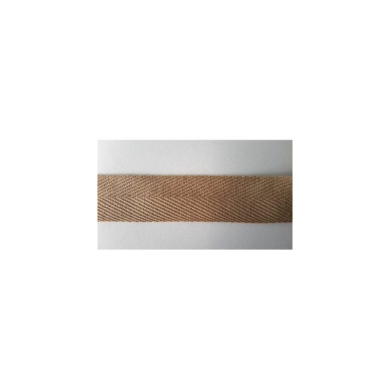 Metri 5 fettuccia passamaneria tessuto spiga spina di pesce colore beige c