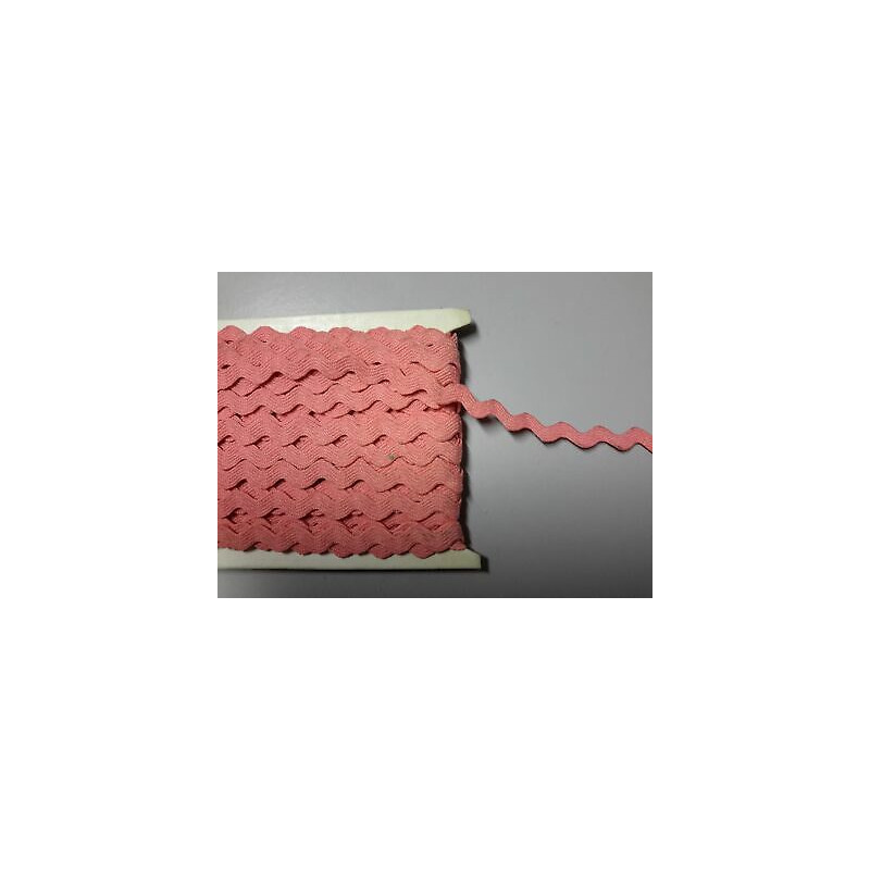 Mt 20 Passamaneria a serpentina colore rosa alta mm 5 