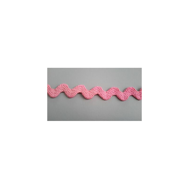 Mt 10 Passamaneria a serpentina colore rosa alta mm 16 
