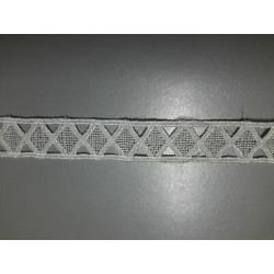 Metri 9 circa Passamaneria pizzo merletto avorio alta cm 2 circa