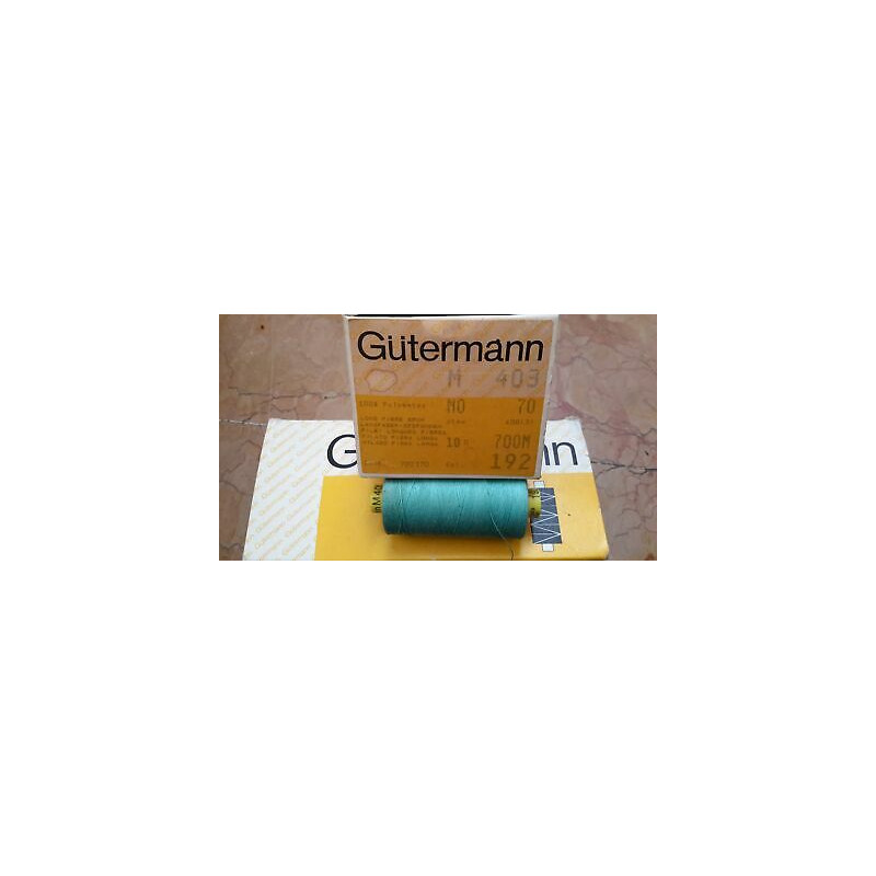 Spoletta filato Gutermann Tilolo No 70 M403 colore azzurro 192