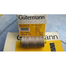 Scatola da 10 Spolette filato Gutermann Tilolo No 70 Mara colore beige 13