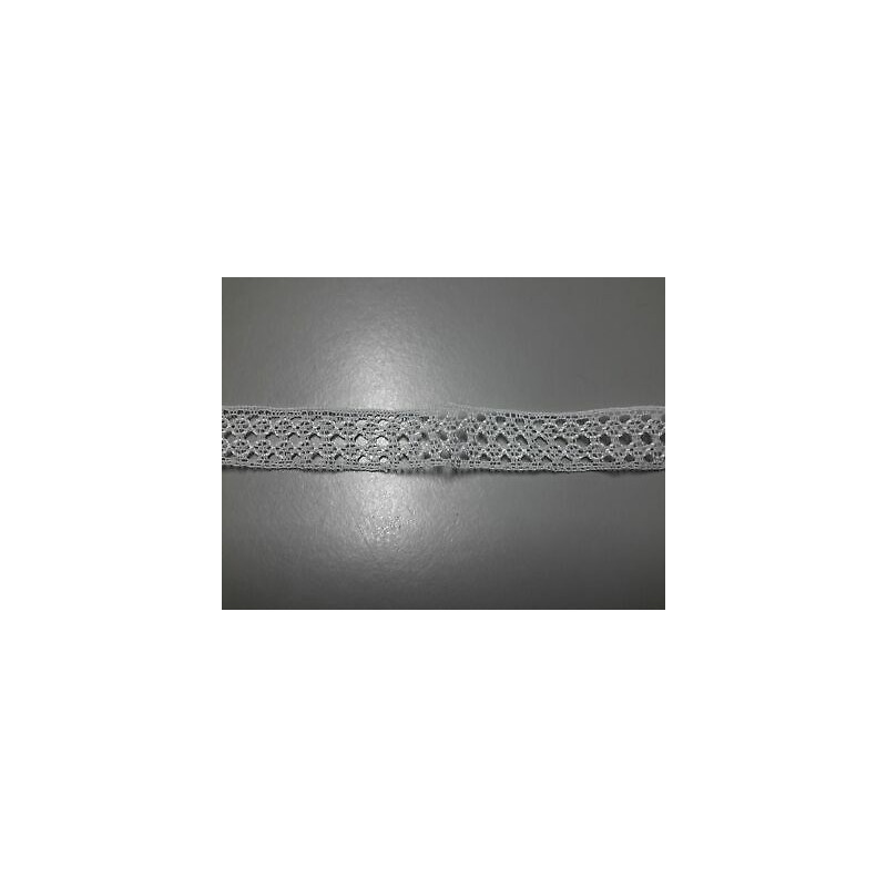 Metri 2 circa Passamaneria pizzo merletto bianco alta cm 1,5 circa