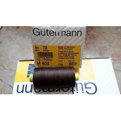 Spoletta filato Gutermann Tilolo No 70 M403 colore marrone 817